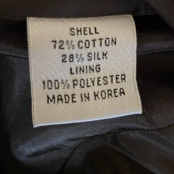 Talbots Blazer Velvet Jacket Size 10 Paisley Lined Cotton Silk Blend 1 Button - Picture 6 of 8